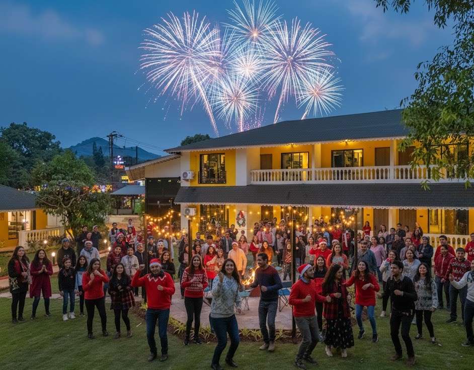 Lonavala Christmas Party | Bonfire, DJ & Mountain Magic
