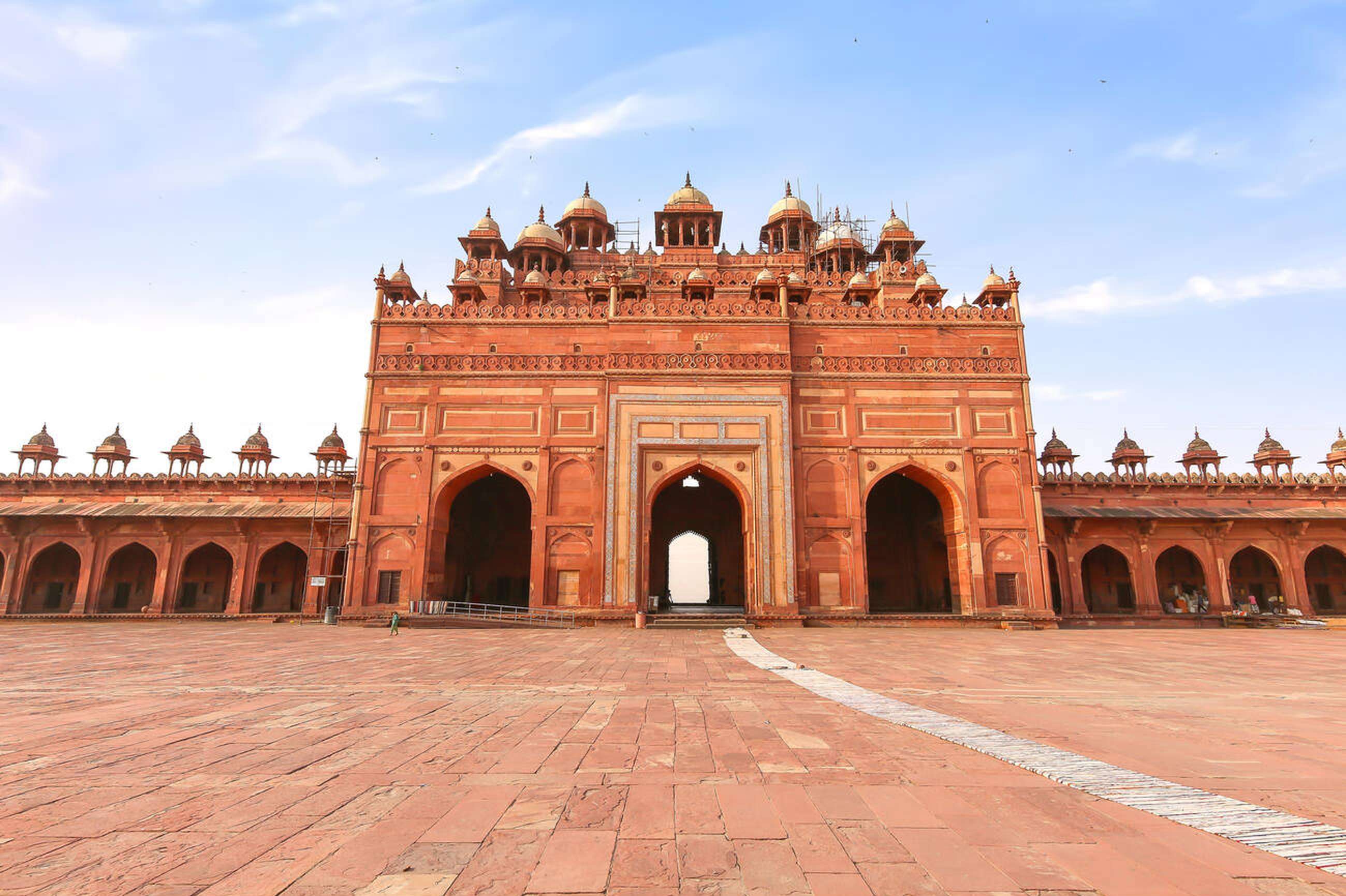 Explore Buland Darwaza, along with other attractions on a 6 hour walking tour of Fatehpur Sikri