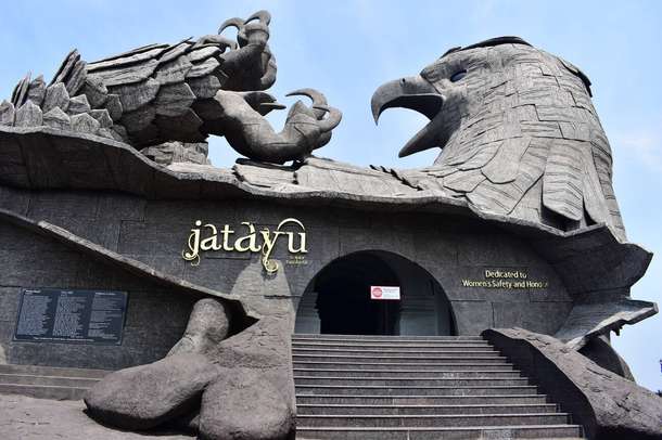 Trip to Jatayu Earth Center, Kerala