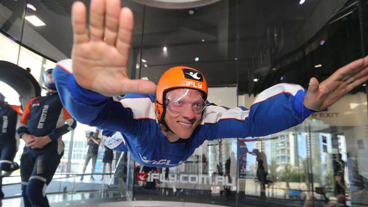 Indoor skydiving