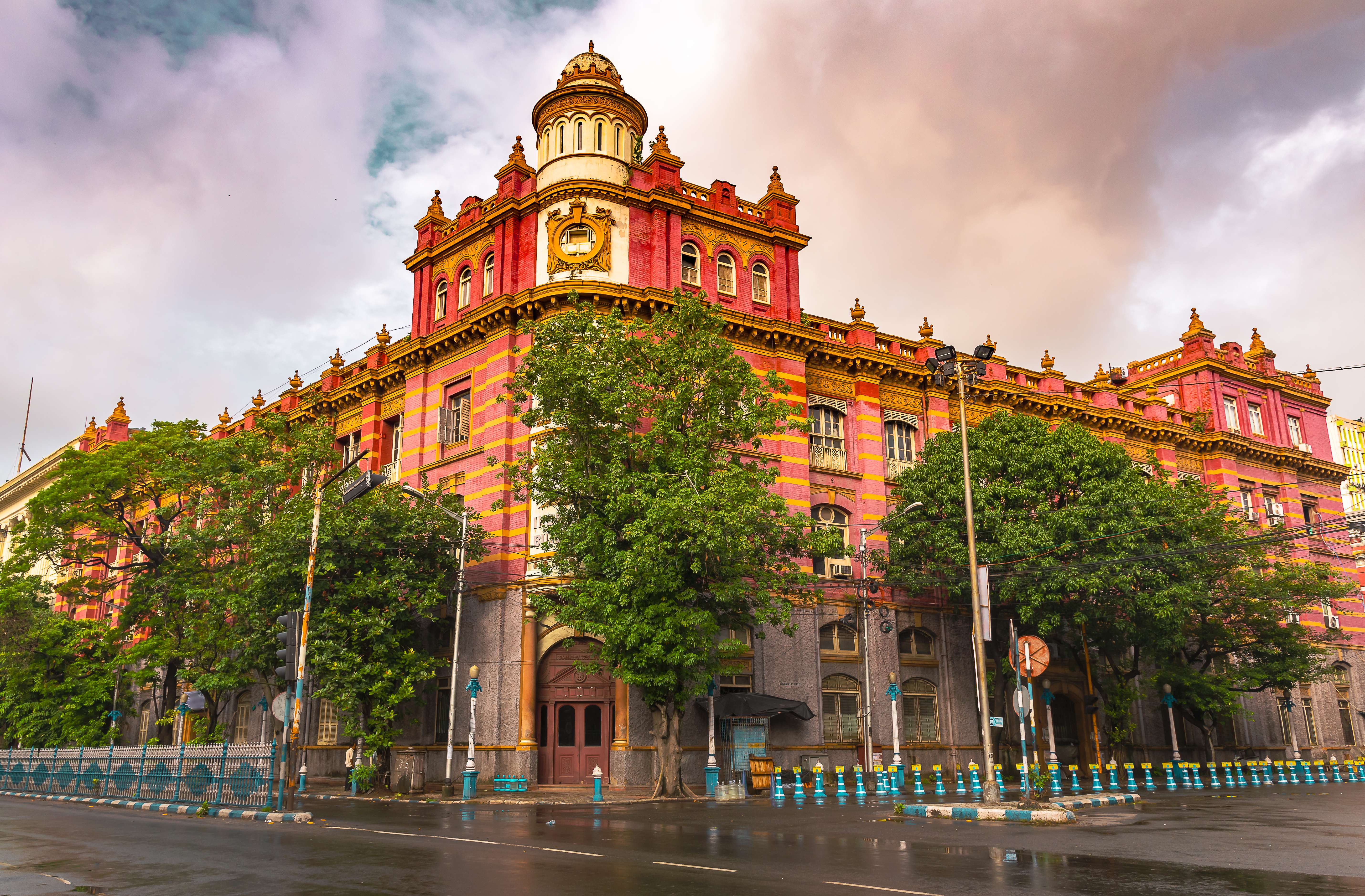 Appreciate the Neo-Gothic architecture of the Royal Insurance Building