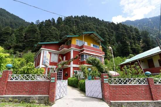 Arial view of the homestay