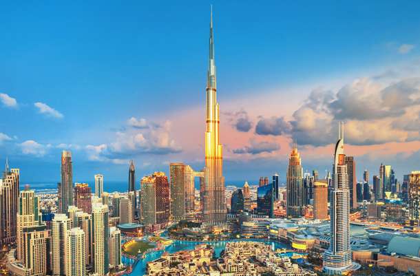 Breathtaking Dubai skyline