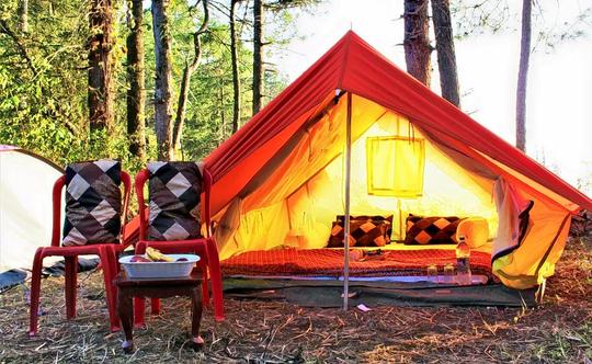 Valley View Camping In Shimla Image