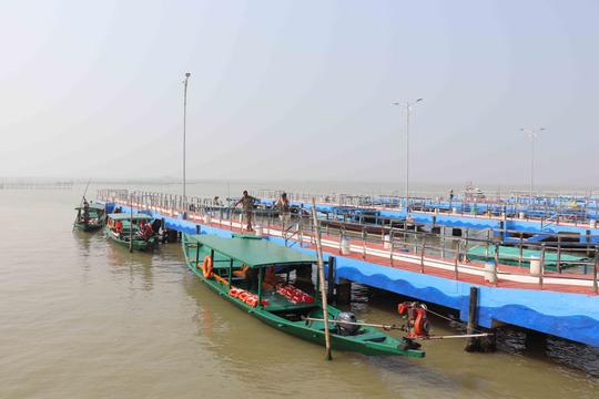 Dolphin Boat Ride in Puri Image