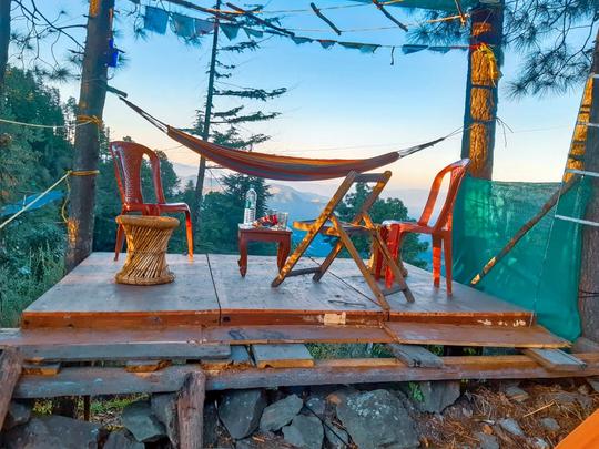 Valley View Camping In Shimla Image