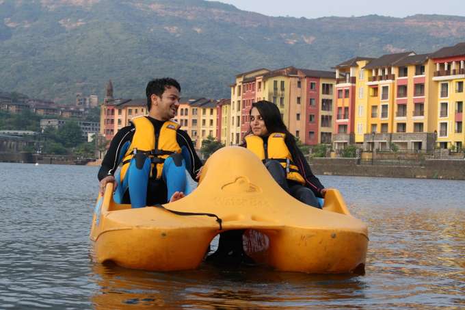 Go for a 20-minute paddle boat ride