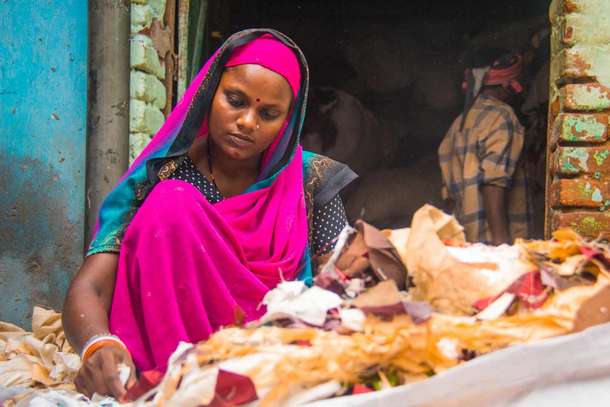 Wander through workshops and see recycling in action