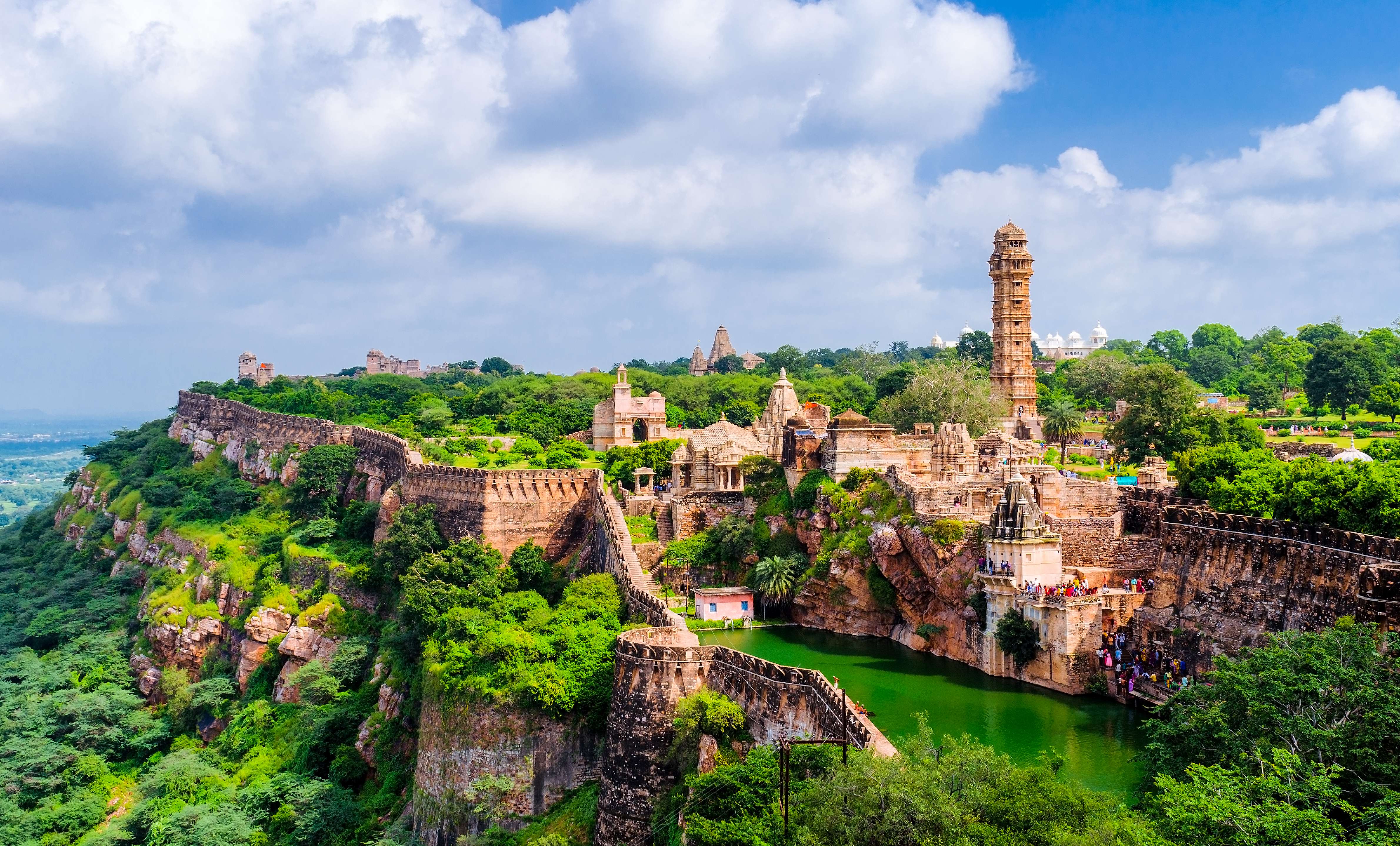 Panoramic view of Chittorgarh Fort, Chittorgarh