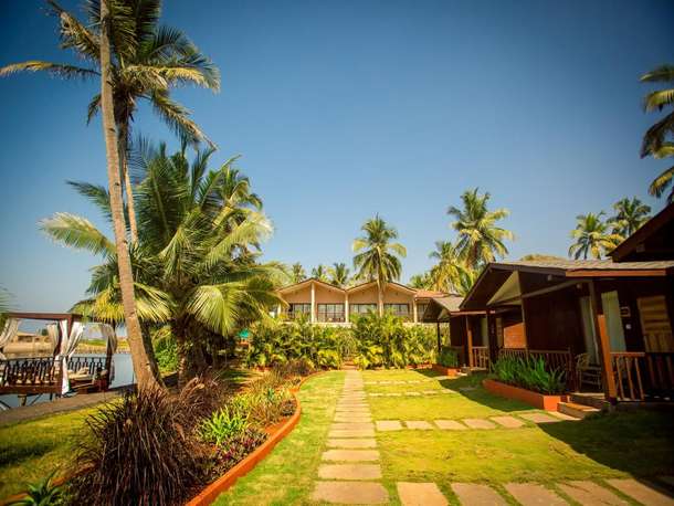 Water front landscape of the resort
