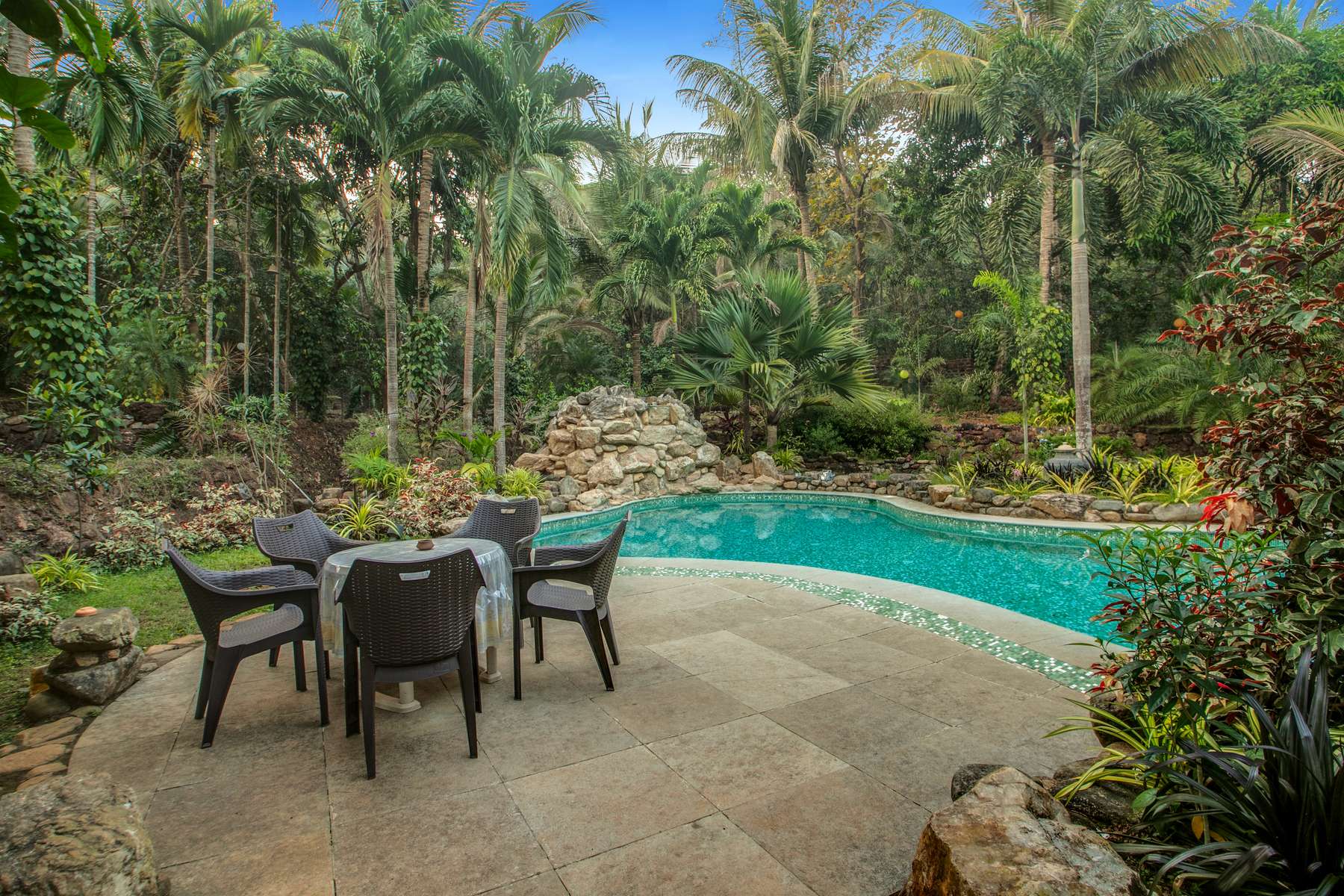 A Luxury Hill Cottage Surrounded With Lush Greens In Goa Image