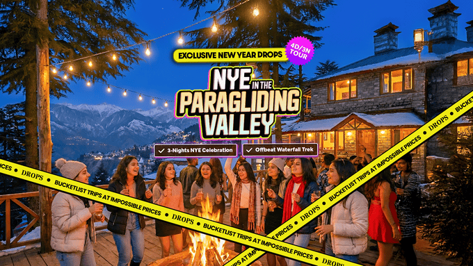 Bir New Year Trip with High-Altitude Parties & Waterfall Trek