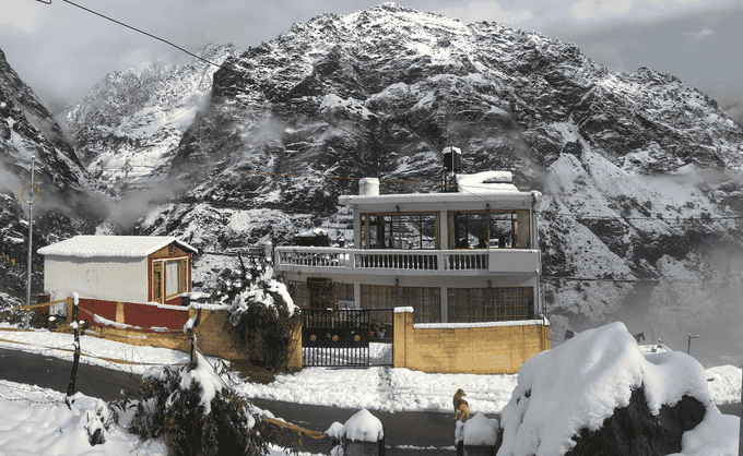 Facade view of the homestay