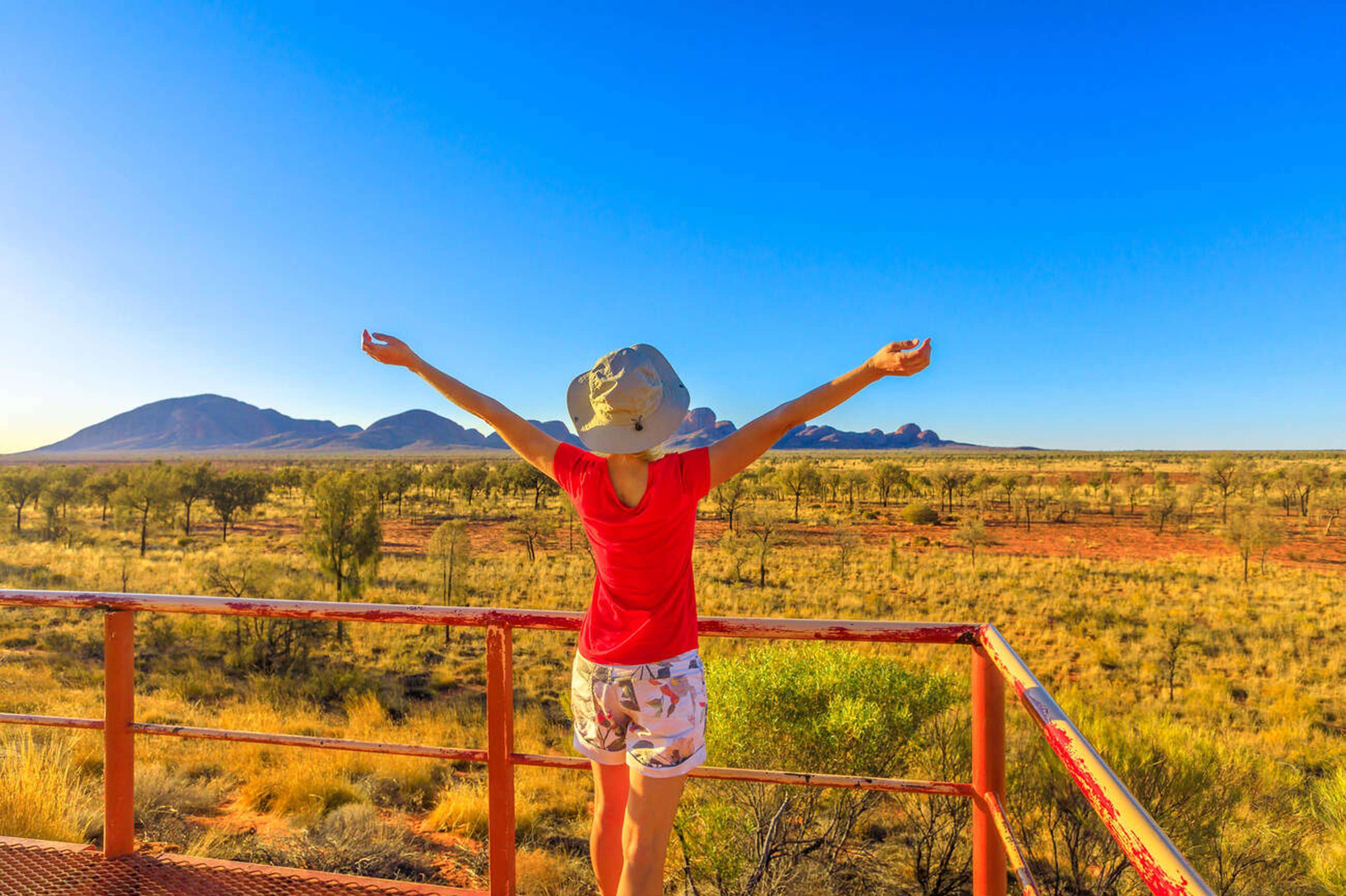 Witness the first light over Australia’s Red Centre