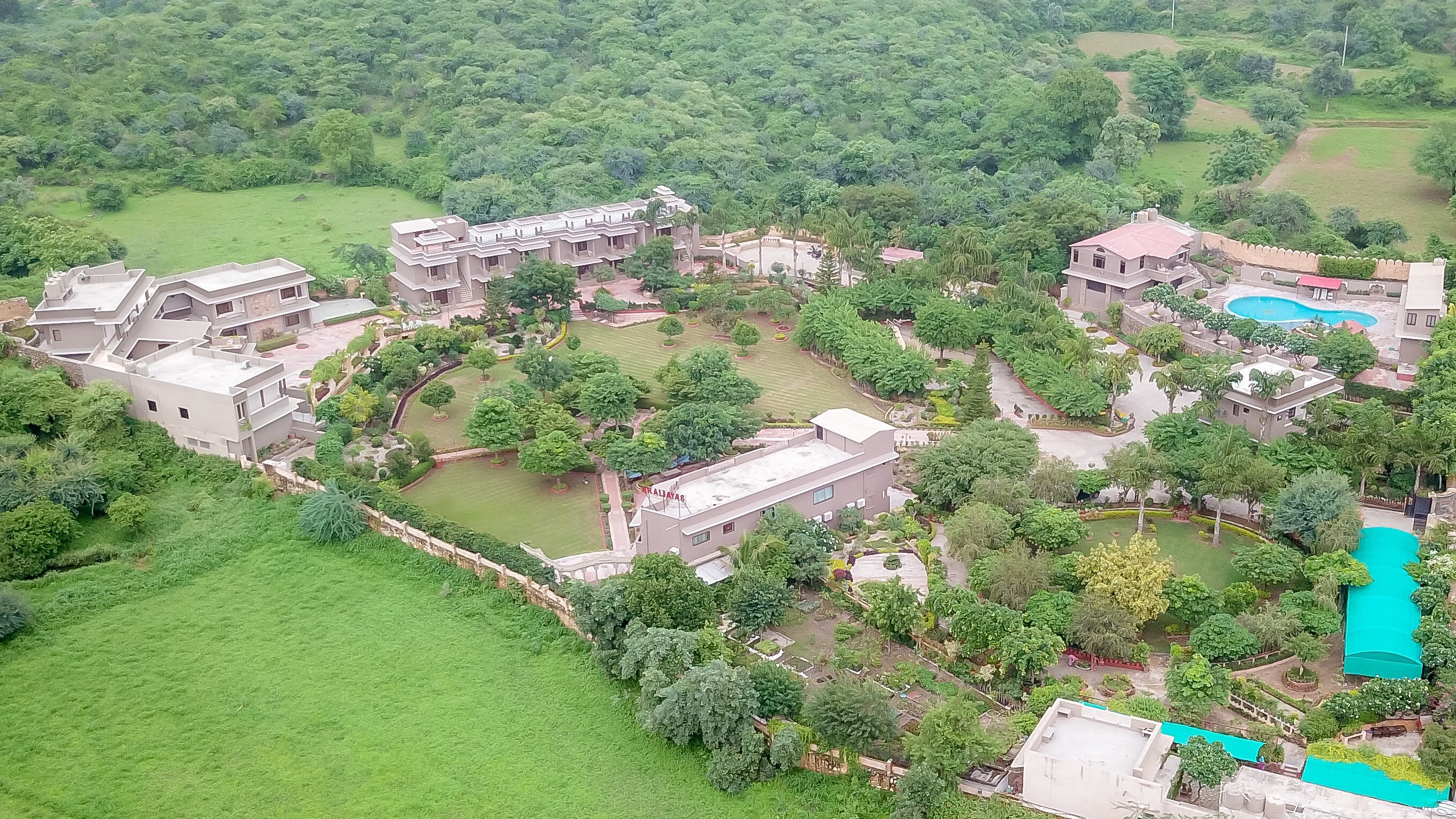 Aerial View of the Resort