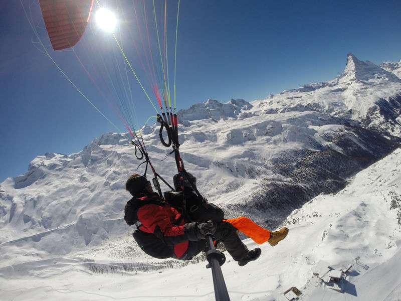 Zermatt Paragliding Image
