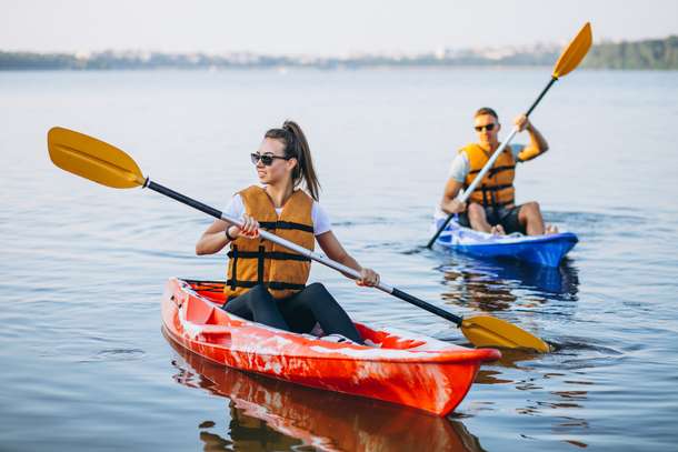 Kayaking in Goa at Chapora River