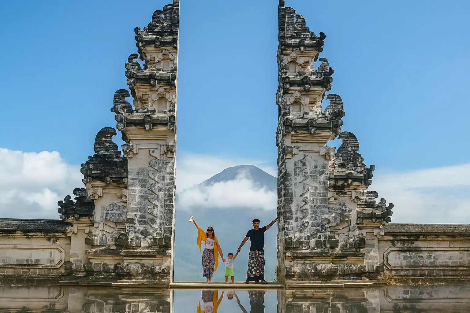 Capture amazing pictures with your family at the iconic Gate of Heaven