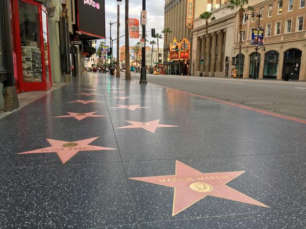 The Hollywood Walk Of Fame