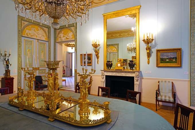 Stroll through various areas adorned with magnificent masterpieces