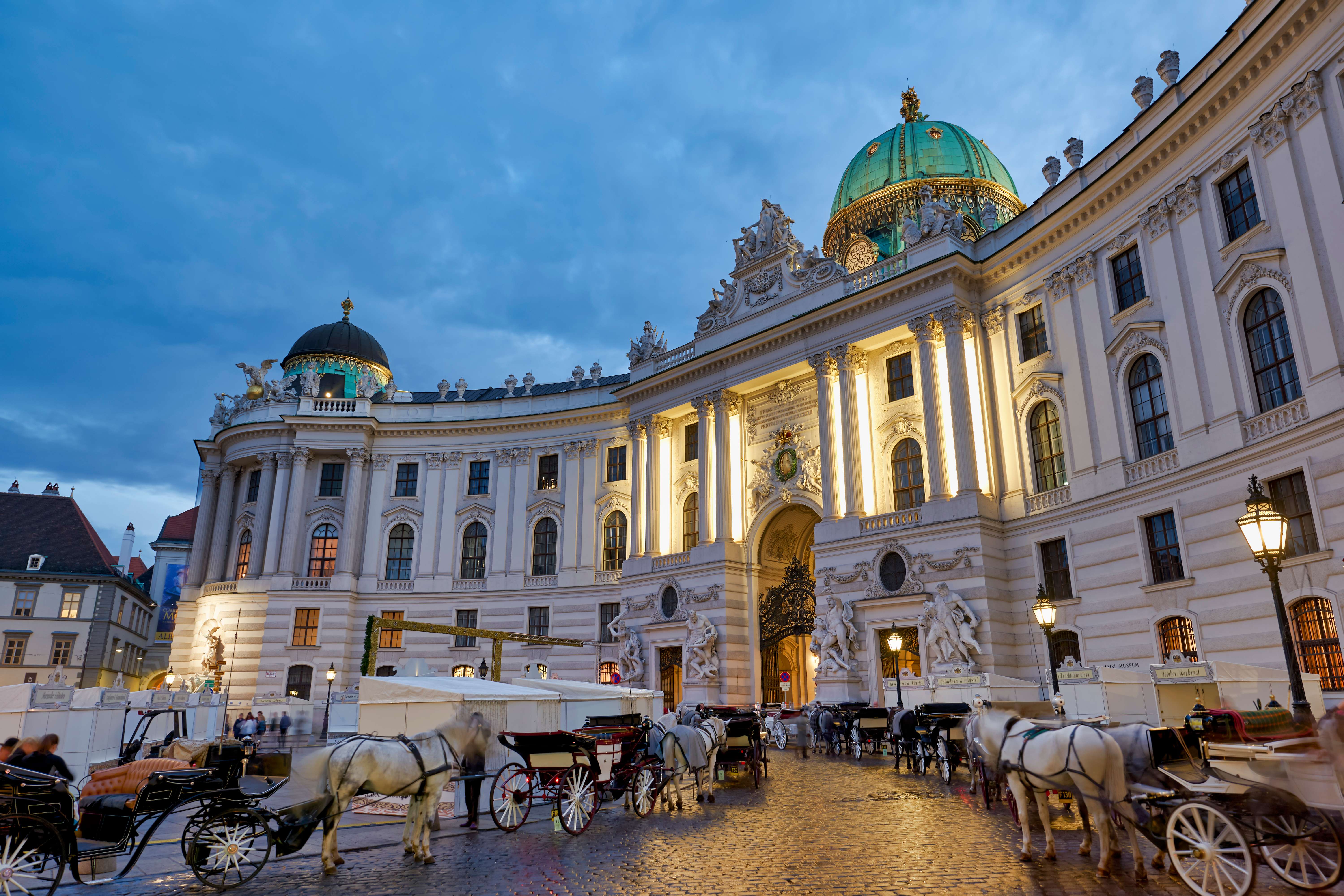 The majestic Imperial Treasury in Vienna houses the Crown of the Holy Roman Empire.