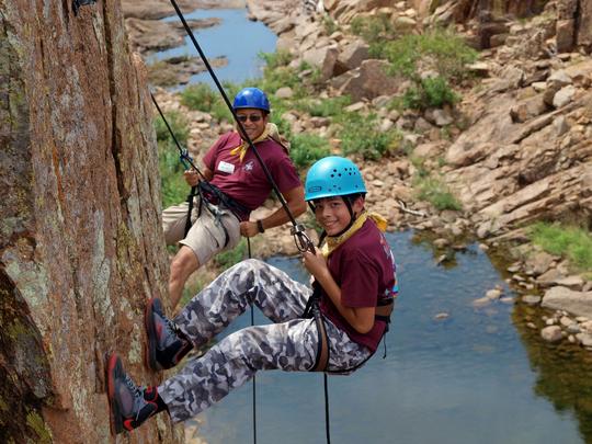 Rappeling In Dandeli Image