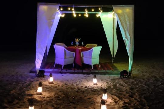 Candle Light Dinner on Mabor Beach Image