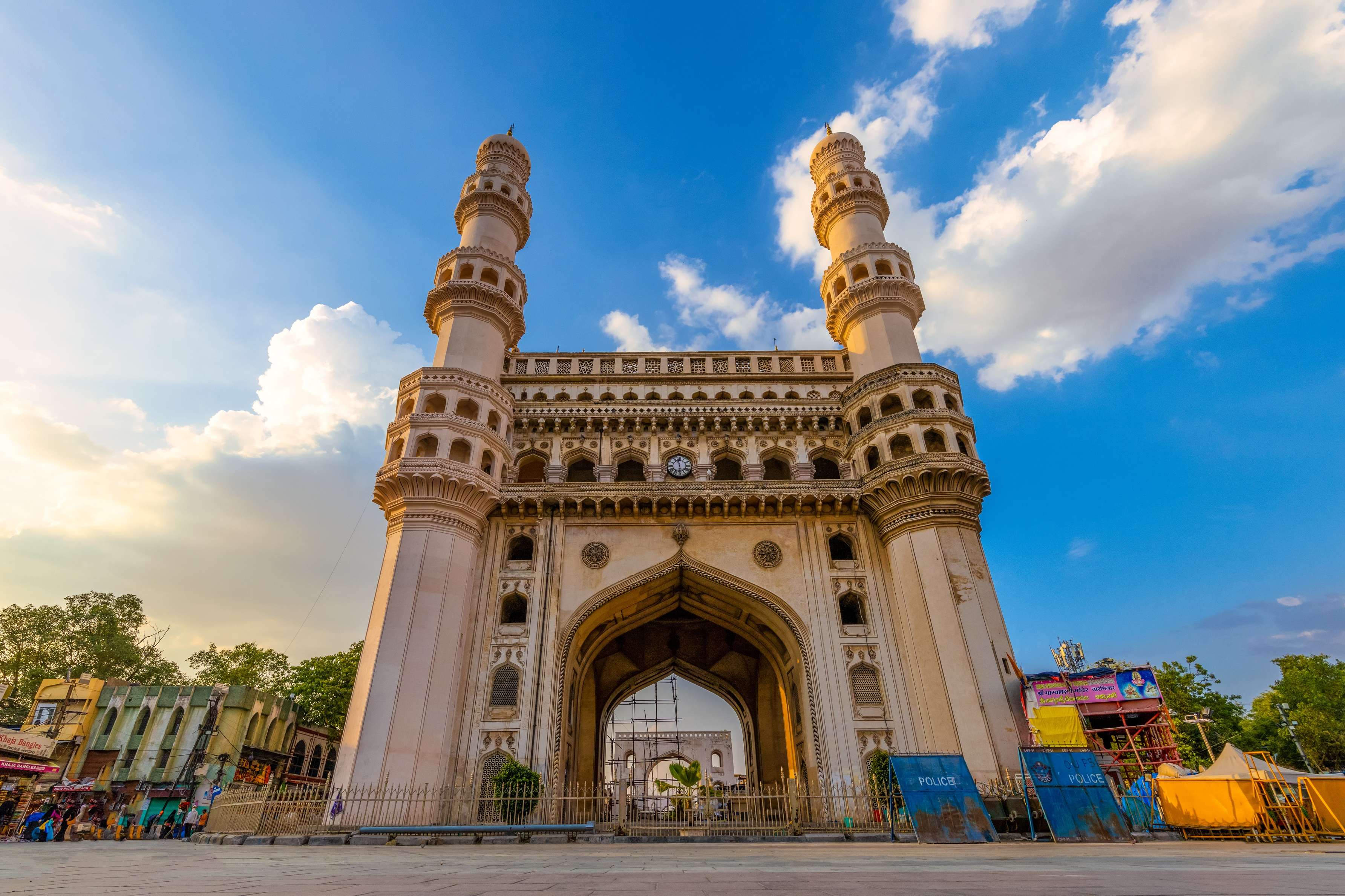 Stand in awe before Charminar, an iconic symbol of Hyderabad on an 8-hour city tour