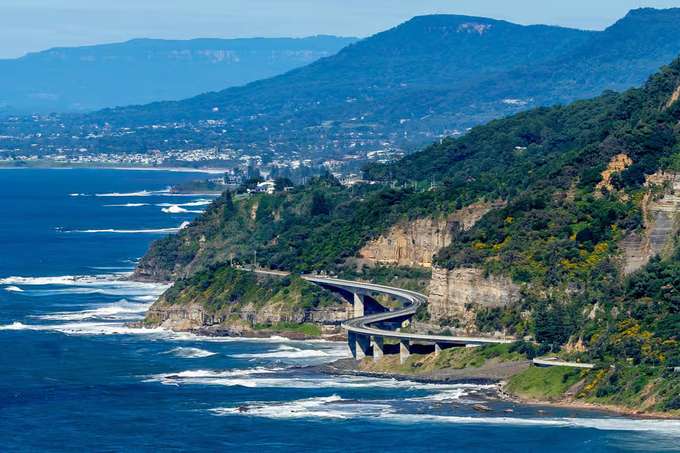 Soak-in the beauty of the Sea Cliff Bridge, offering stunning coastal views