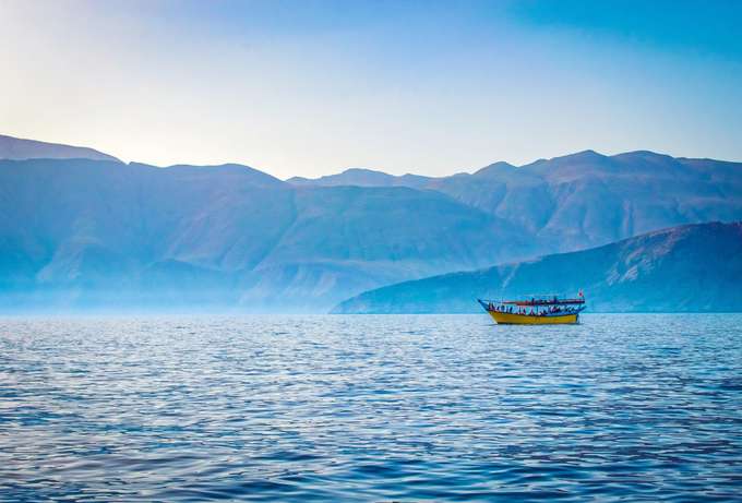 The senic Dubai Musandam Dibba day trip