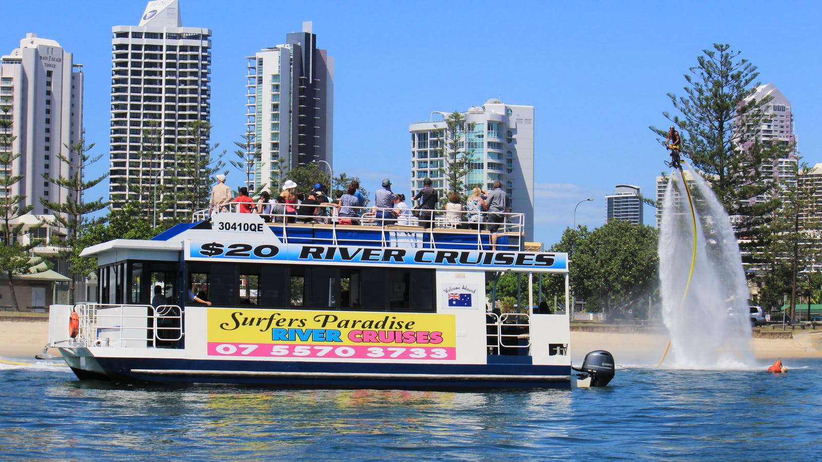 Go on an afternoon cruise along the waterways of Surfers Paradise