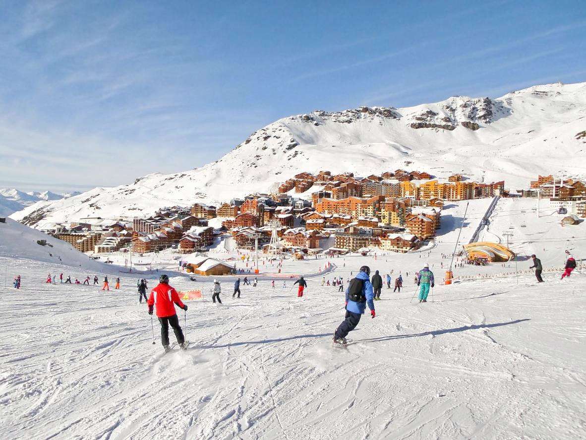 Ski Vacation In French Alps Image