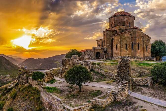 Perched on a hill, Jvari Monastery offers stunning views of the Aragvi and Mtkvari rivers
