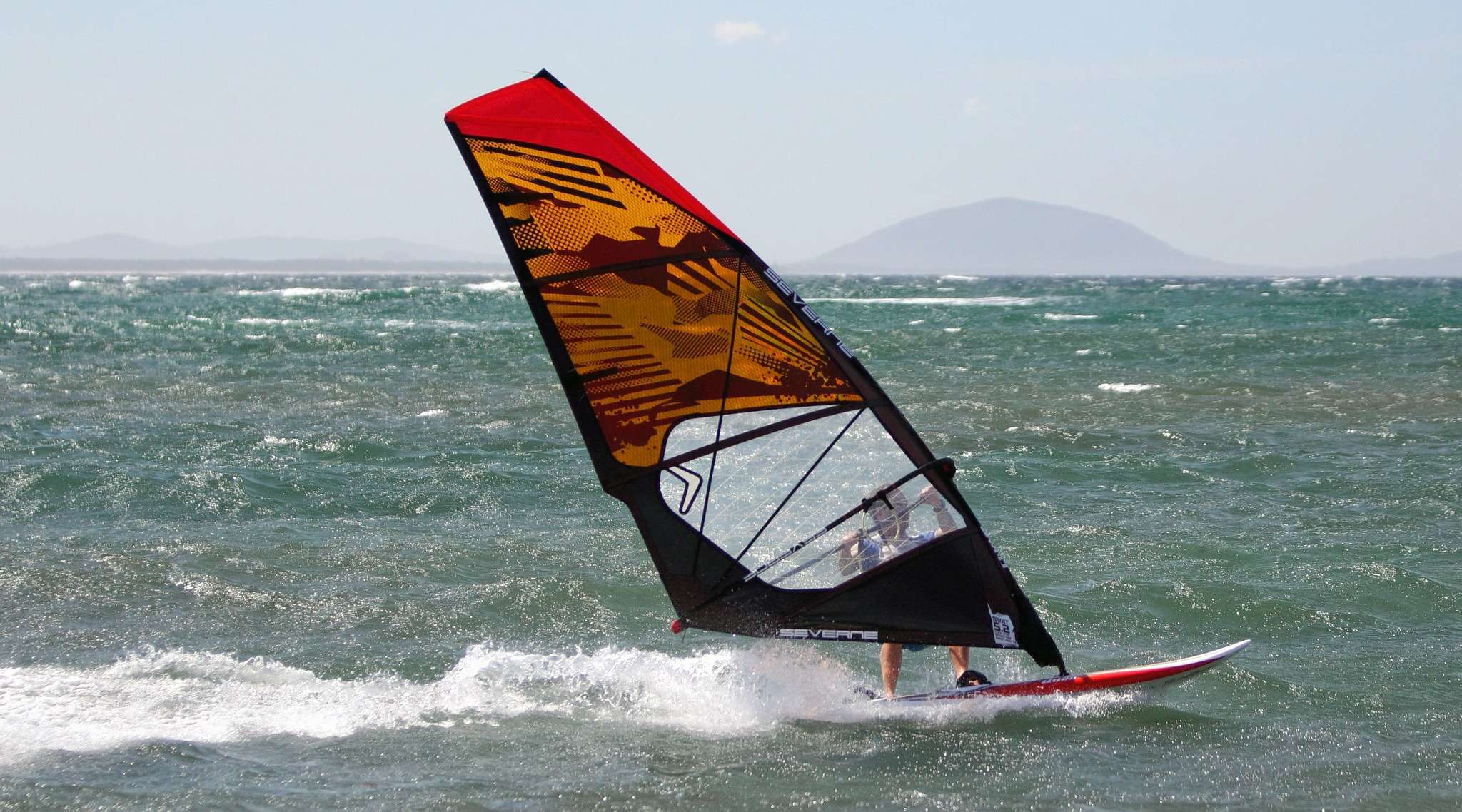 Windsurfing in Bali Image
