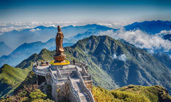 Fansipan Mountain Peak, Sa Pa