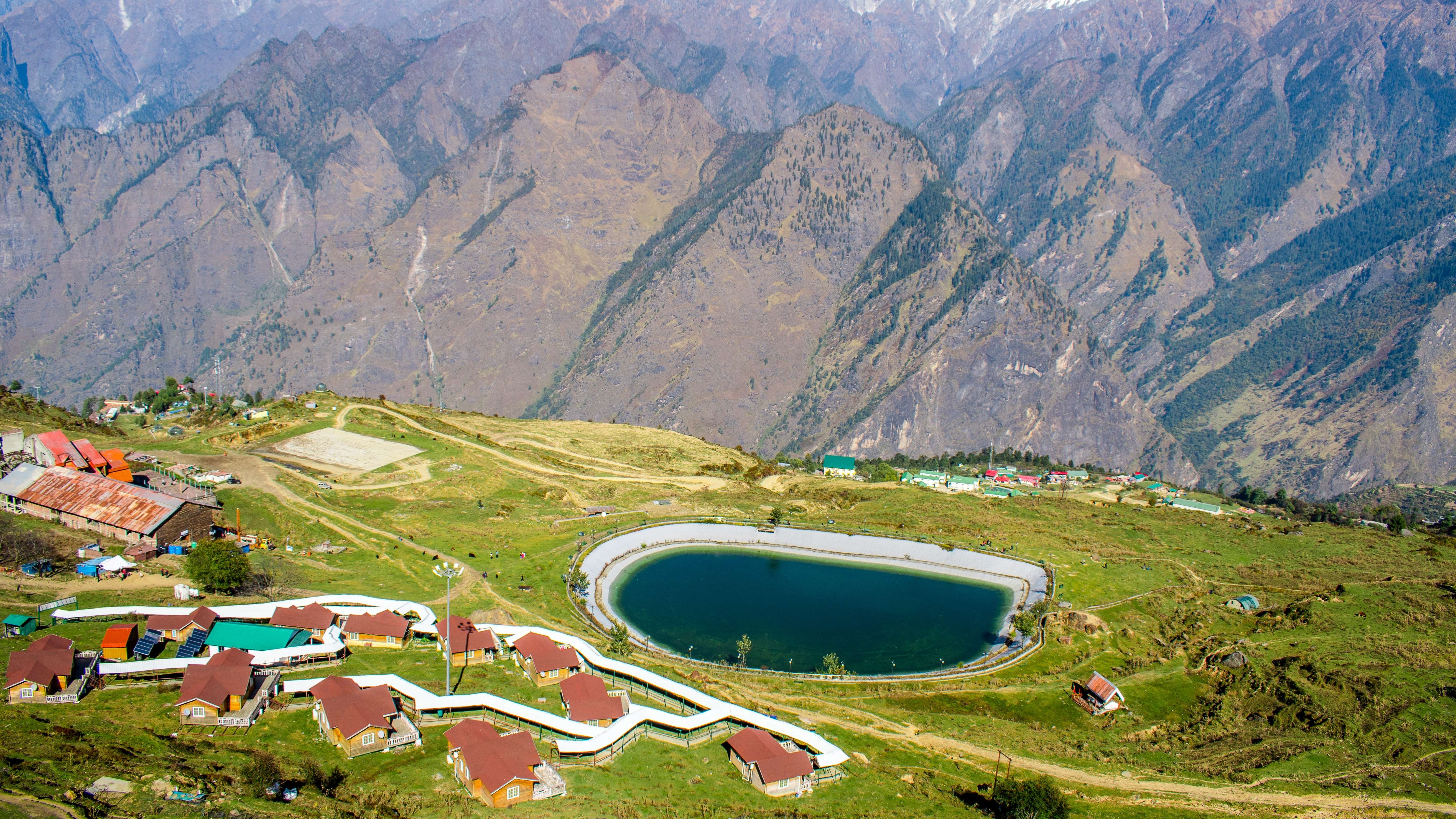 Admire stunning view of Auli and its artificial lake