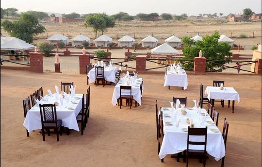 Dinner On Dunes, Jodhpur Image