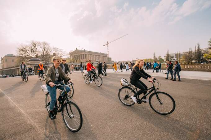 Ride past the Museum Island