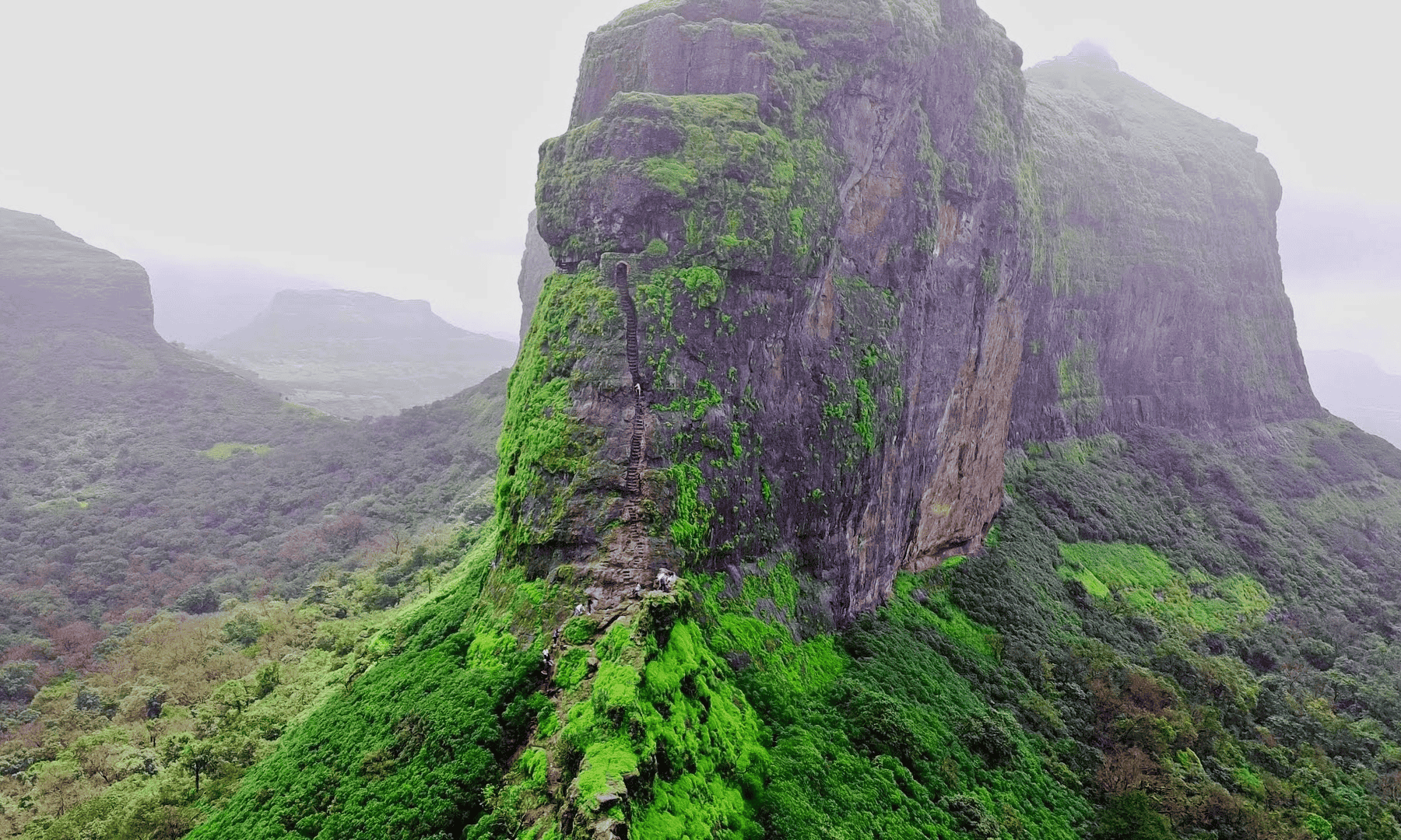 Aerial View of the Harihar Fort