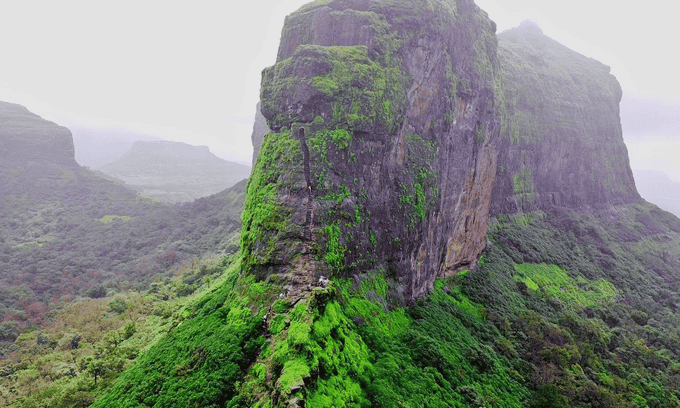 Aerial View of the Harihar Fort