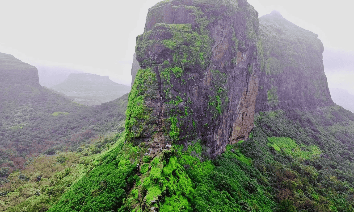 Aerial View of the Harihar Fort