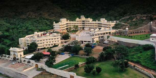 Aerial view of the resort