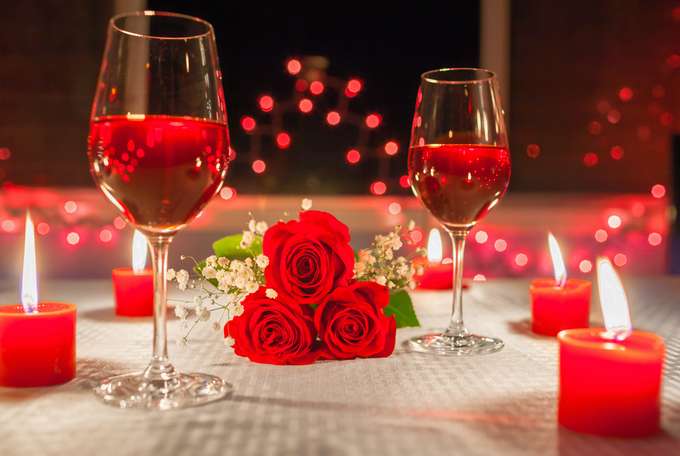 Candle light dinner in Goa