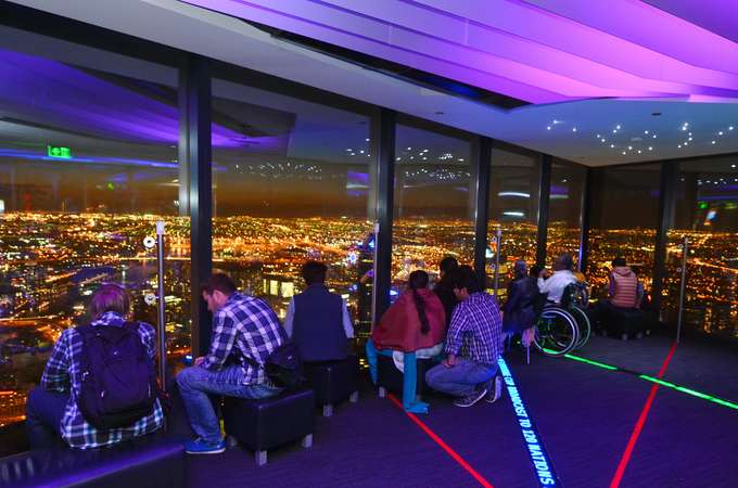 Soak in Melbourne’s skyline from the city’s highest observation deck, the Melbourne Skydeck