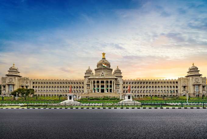 Majestic Vidhan Soudha in Bangalore