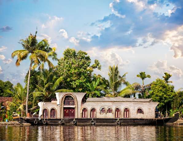 Houseboat in Alleppey Backwaters