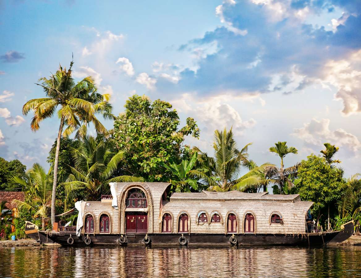 Houseboat in Alleppey Backwaters