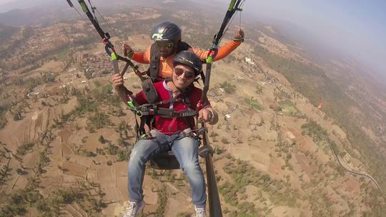 Paragliding In Saputara Image