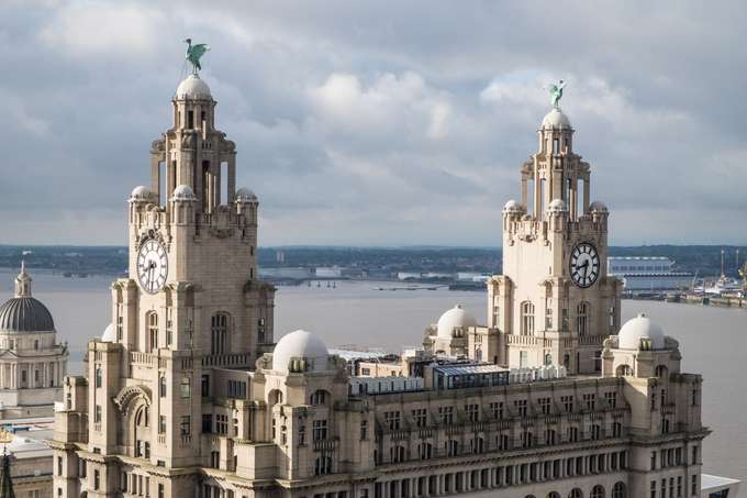 Liver Birds on top of Royal Liver Building are said to be the protectors of the city