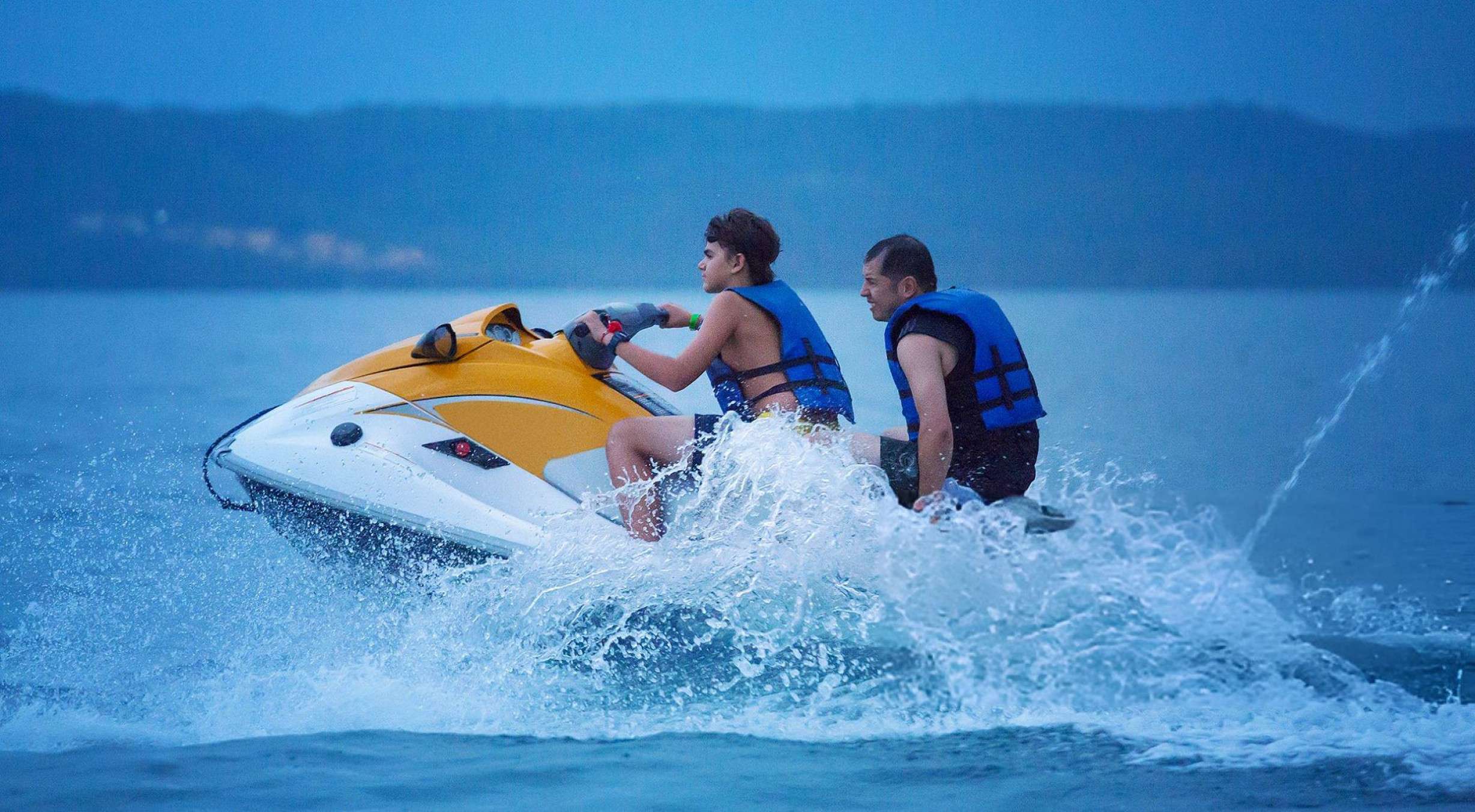 Embark on a scenic Jet Ski ride through the Umiam Lake